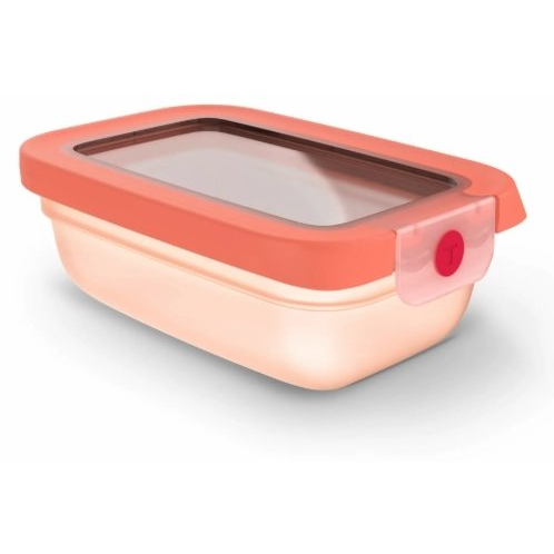 Tefal oneClick N1210810 recipiente per cibo Rettangolare Scatola 1,2 L Arancione 1 pz