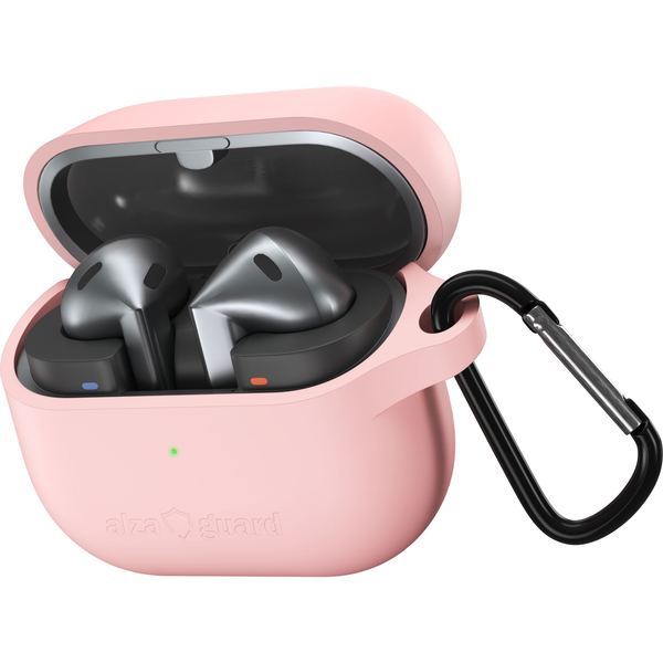 AlzaGuard Premium Silicone Case Samsung Galaxy Buds 3 / Pro rózsaszín tok