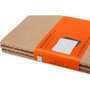 Комплект от 3 бележника Moleskine, Картон/Хартия, 70 g/m2, 9x14 cm, Кафяв