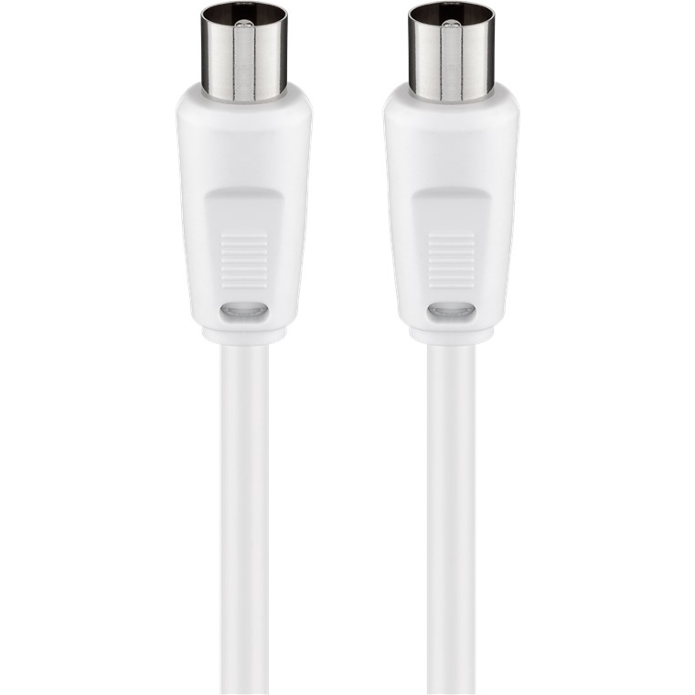 Goobay 68147 Koax antenna kábel 2.5m - Fehér (68147)
