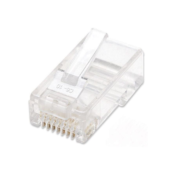 Intellinet 502344 конектор за кабели RJ-45 Прозрачен