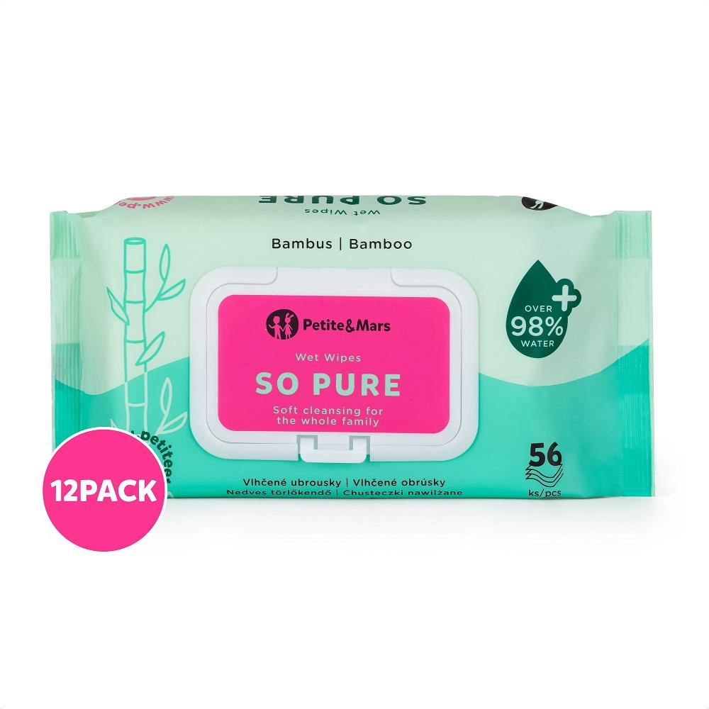 PETITE&MARS So Pure, bambusz, lebomló, 12×56 darab (8596202008378)