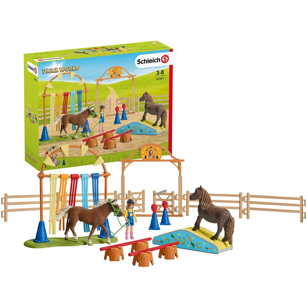 Schleich póni ügyességi edzés (42481) (sch42481)
