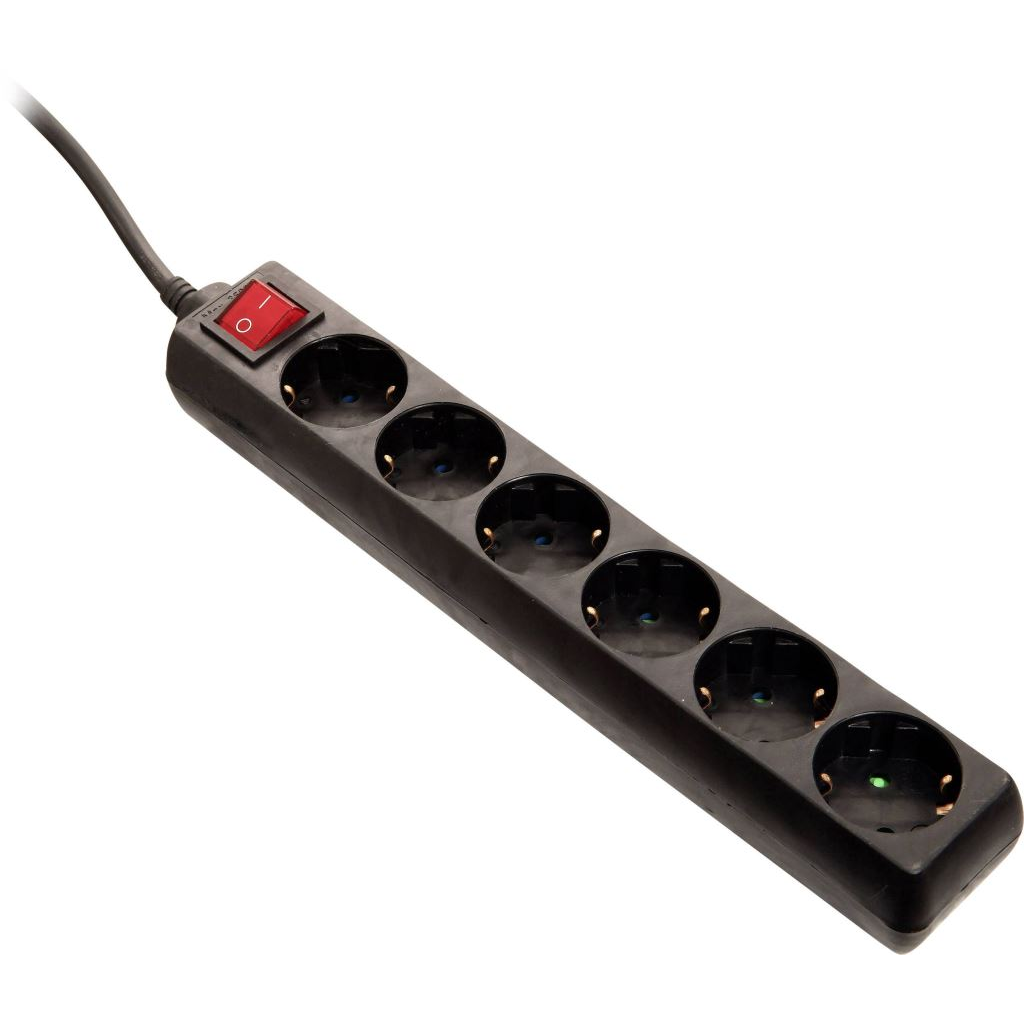 as - Schwabe elosztó kapcsolóval fekete (11512) (as11512)