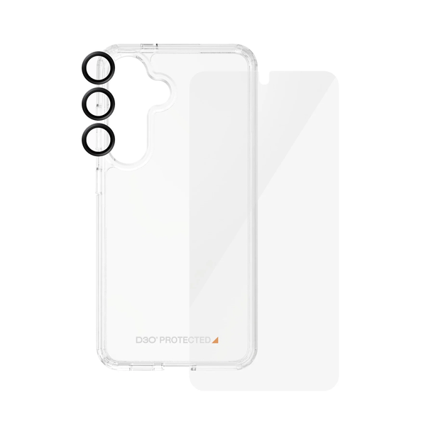 PanzerGlass 3-in-1 Bundle Glas, Case, Cam Pellicola proteggischermo trasparente Samsung 1 pz
