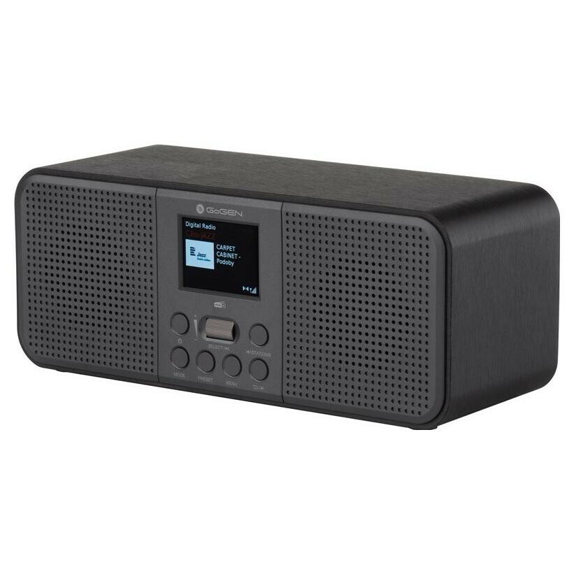 GoGEN DAB 800 BTC Asztali FM DAB+ Rádió - Fekete (4896)