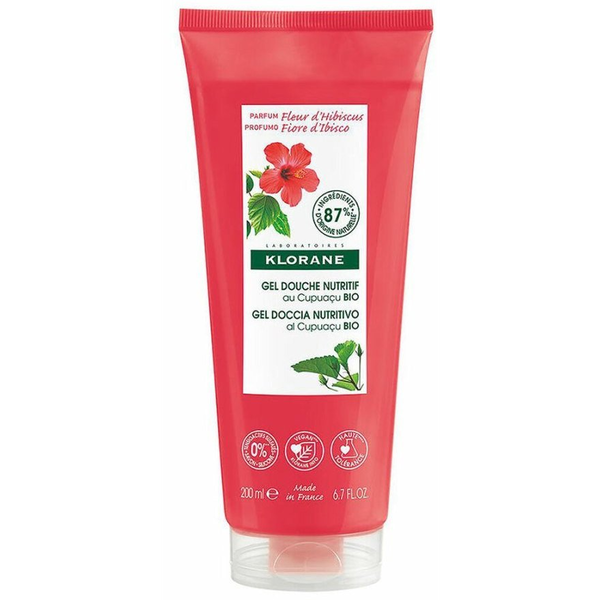Klorane tusfürdő hibiszkuszvirág kivonattal, minden bőrtípusra, 200 ml