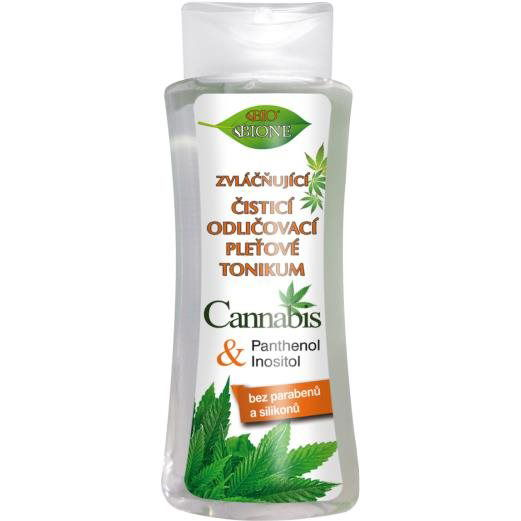 BIONE COSMETICS Bio Cannabis Tisztító sminklemosó arctonik 255 ml