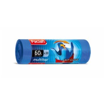 Paclan Worki na śmieci MULTITOP PACLAN 60L 20SZT.  (134410)