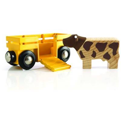 Brio Tierwagen mit Kuh 33406000 (33406000)