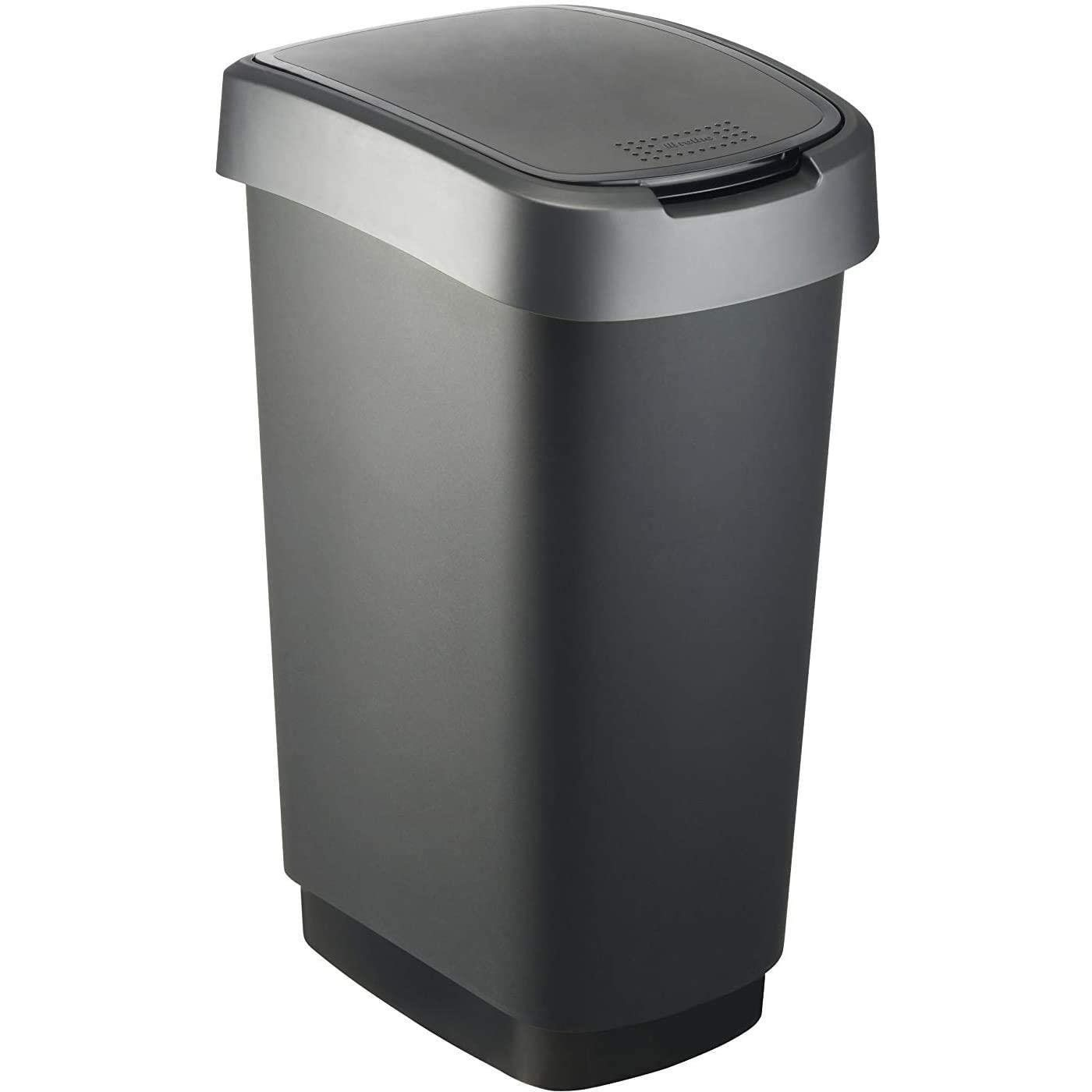 Rotho Szemetes swing 50 l TWIST - fekete (1754508850)