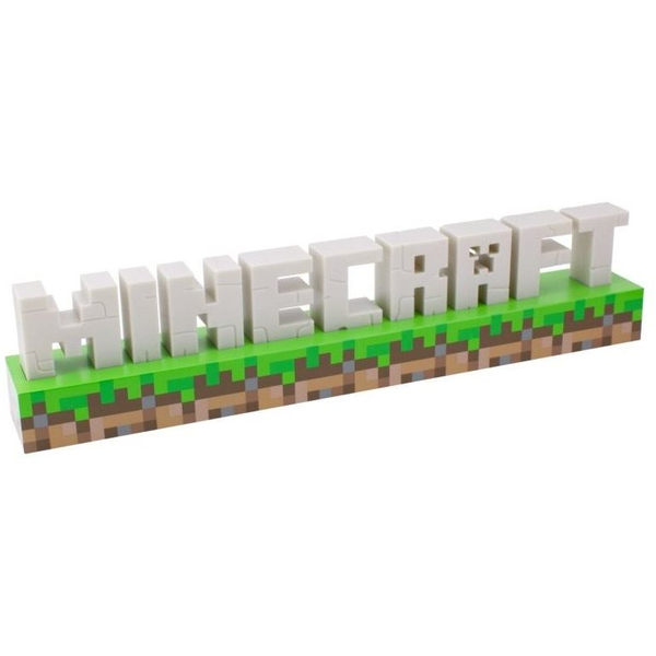 Minecraft - Logo - 3D lámpa