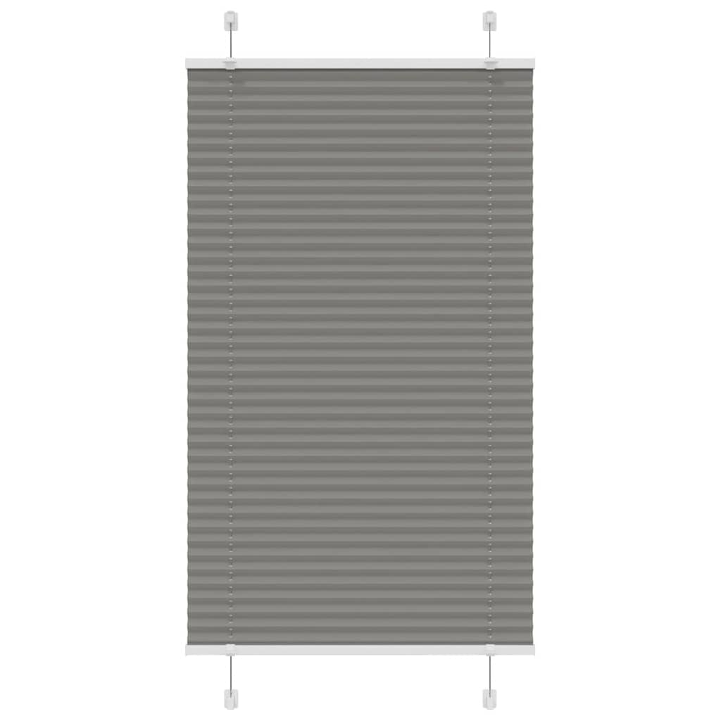 pliszírozott redőny antracit 80x100 cm szövetszélesség 79,4 cm (4015071)