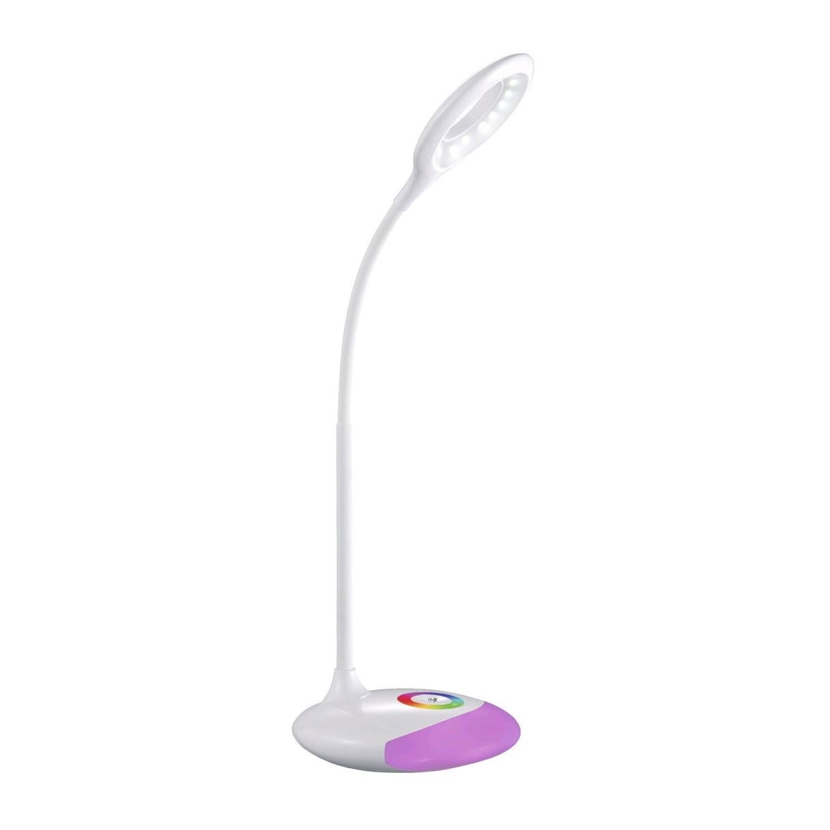 Avide LED asztali lámpa RGB fehér 4W (ABLDLRGB-4W) (ABLDLRGB-4W)