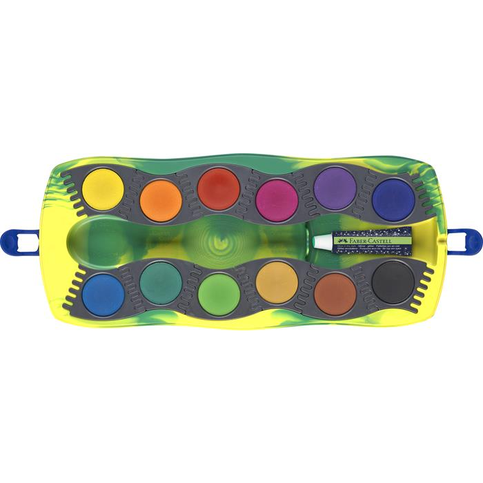 Faber-Castell Vízfesték dinoszaurusz - 12 színú (125013)