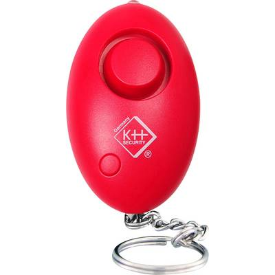 Kulcstartós pánikriasztó, táskariasztó, LED világítással, rózsaszín, kh-security (100137)