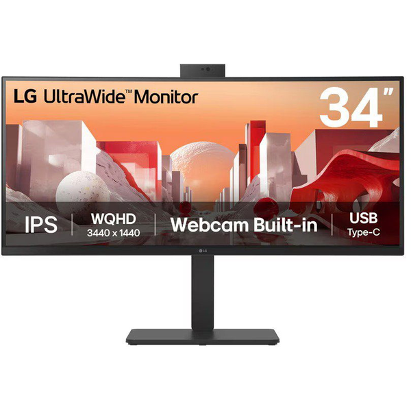 LG 34BA85QE-B 34" UltraWide ívelt monitor 3440x1440