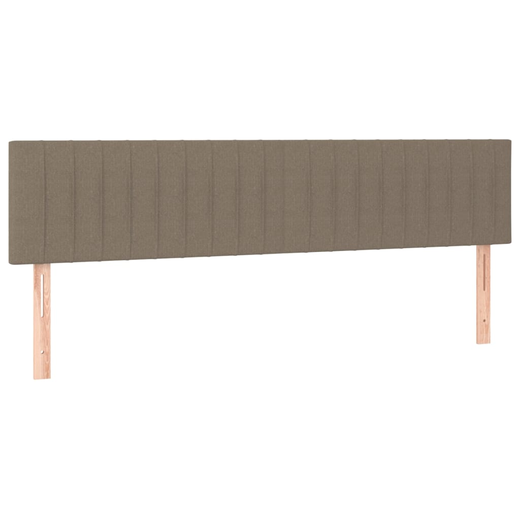 2 db tópszínű szövet fejtámla 100x5x78/88 cm (346288)