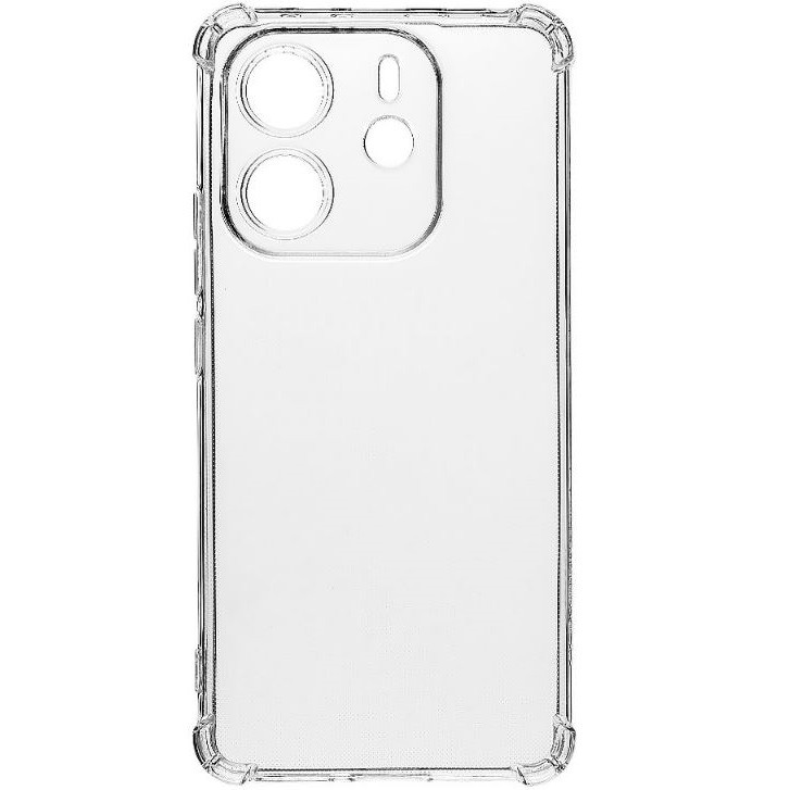 Xiaomi Redmi Note 14 4G (Global), Szilikon tok, légpárnás sarok, Tactical TPU Plyo, átlátszó (TS12746)