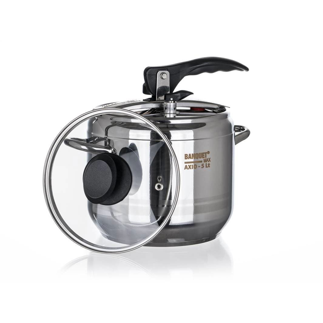 BANQUET AXIO 5,0 l, kukta üvegfedővel (A27189)