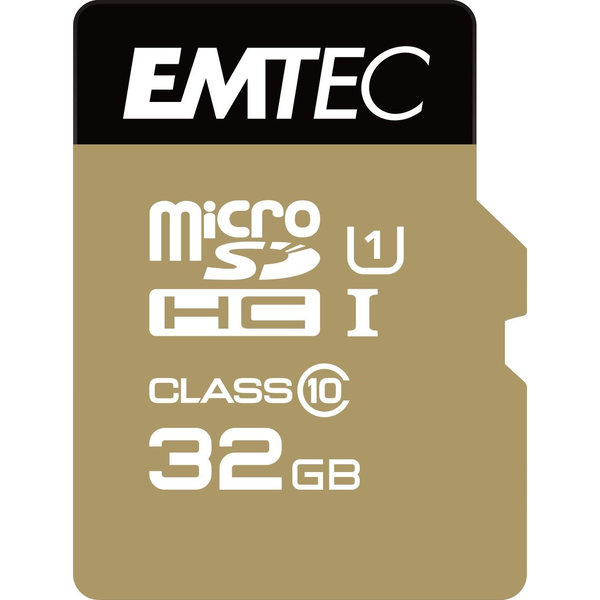 Emtec microSD Class10 Gold+ 32GB MicroSDHC Class 10