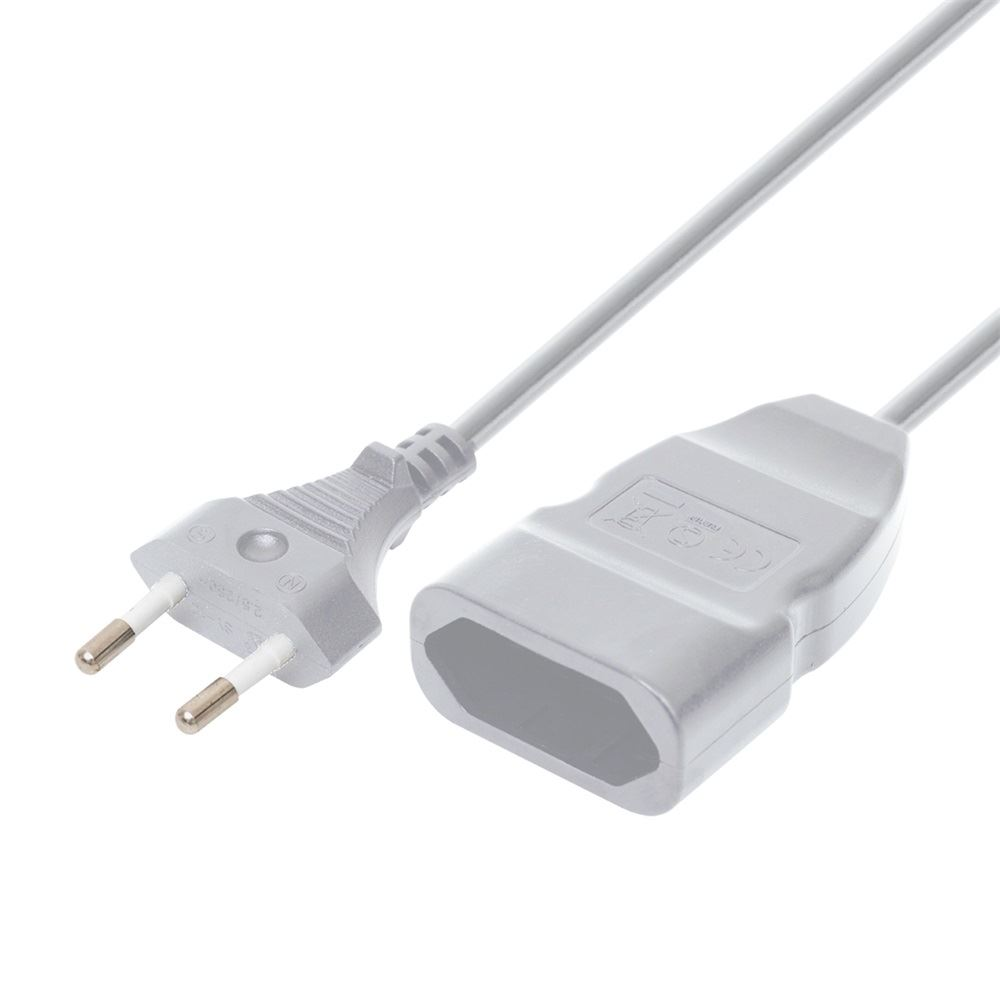 Somogyi kéteres hosszabbító 5m fehér (NV 12-5/WH) (NV 12-5/WH)