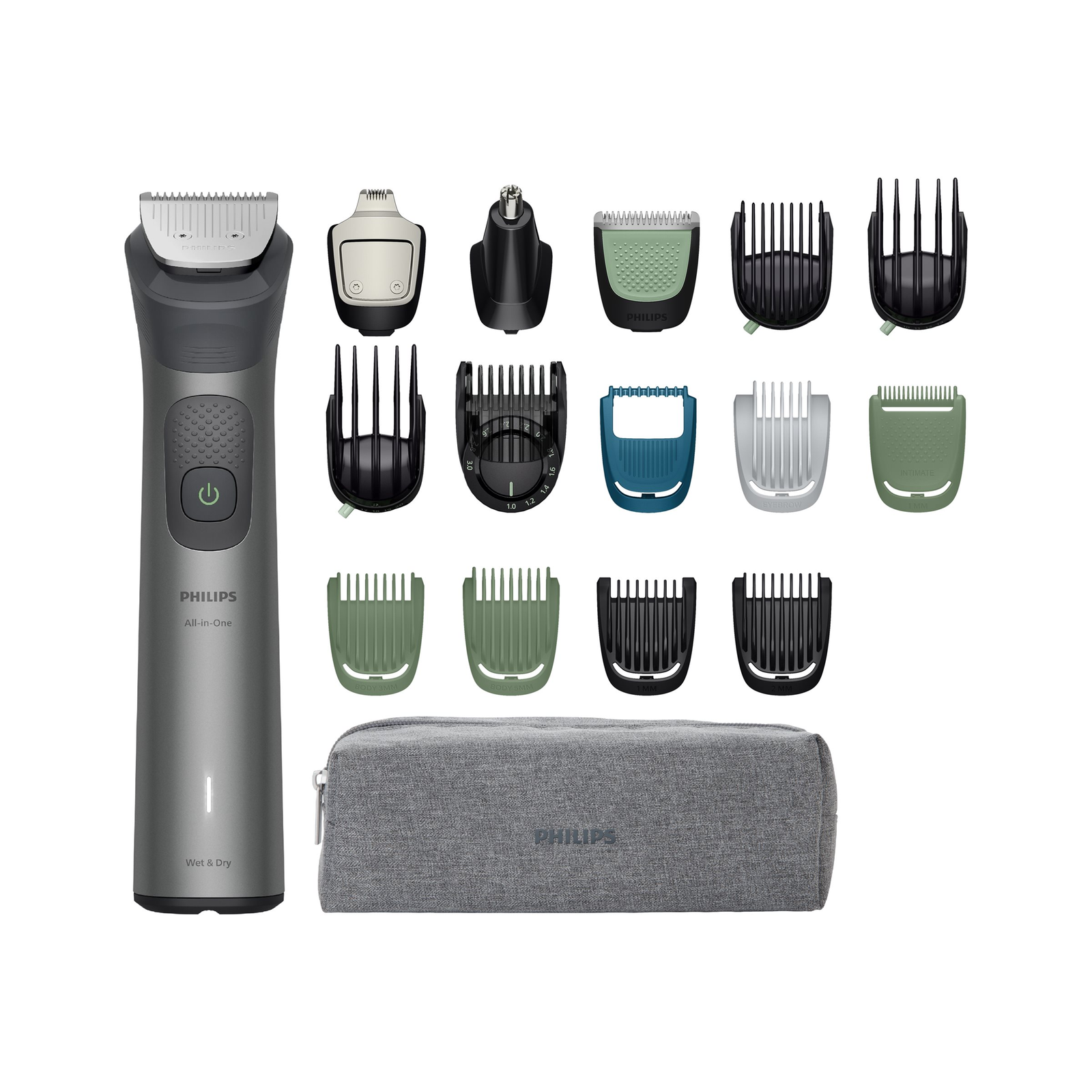 Philips MG7961/15 zastrihávač fúzov a vlasov Šedá 26 Lithium-ion (Li-ion)