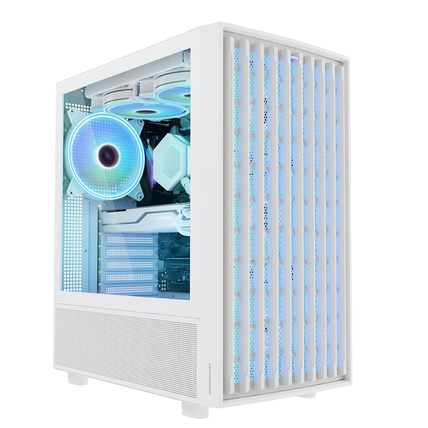 Obudowa Modecom Breeze ARGB Flow biała (AT-BREEZE-MG-ARGB-20-000000-0002)