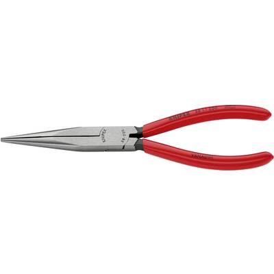 KNIPEX Műszerész fogó 200 mm, egyenes, lapos, kerek pofa, (38 11 200) (38 11 200)