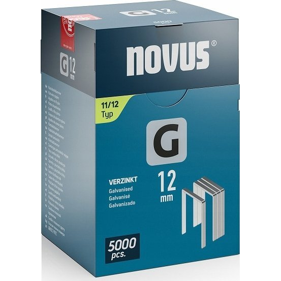 Novus Tools 042-0768 Laposhuzal kapcsok 11-es típus 5000 db Méret (H x Sz) 12 mm x 10.6 mm (NV042-0768)