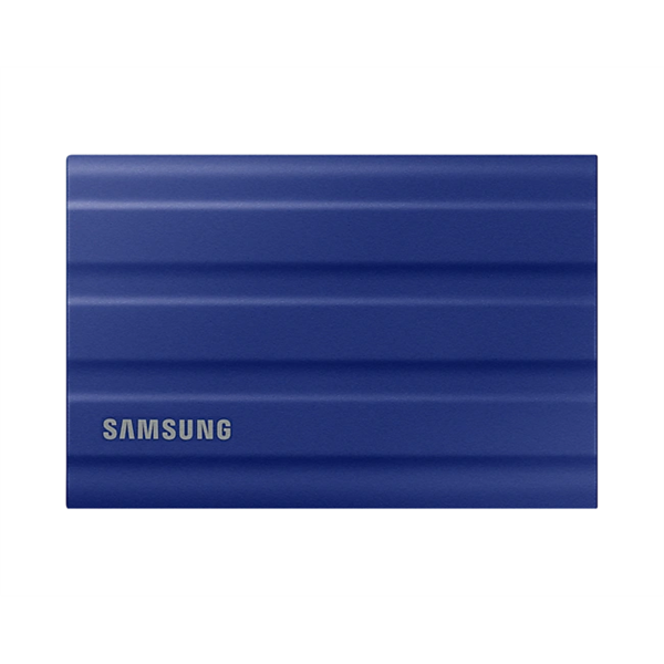 SAMSUNG Hordozható SSD T7 Shield, USB 3.2 Gen.2 (10Gbps), 2 TB, Kék (MU-PE2T0R/EU)