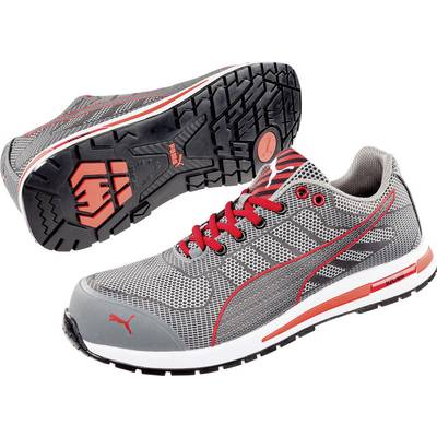 PUMA Safety Xelerate Knit Low 643070-46 Biztonsági cipő S1P Méret: 46 Szürke, Piros 1 pár (643070-46)