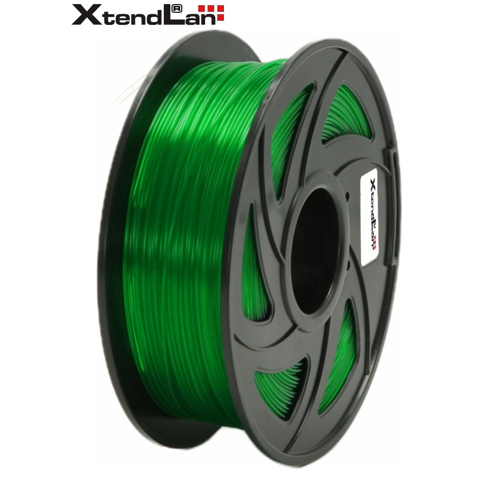 XtendLAN 3DF-PETG1.75-TRGN Filament PET-G 1.75mm 1kg - Átlátszó zöld (3DF-PETG1.75-TRGN 1KG)