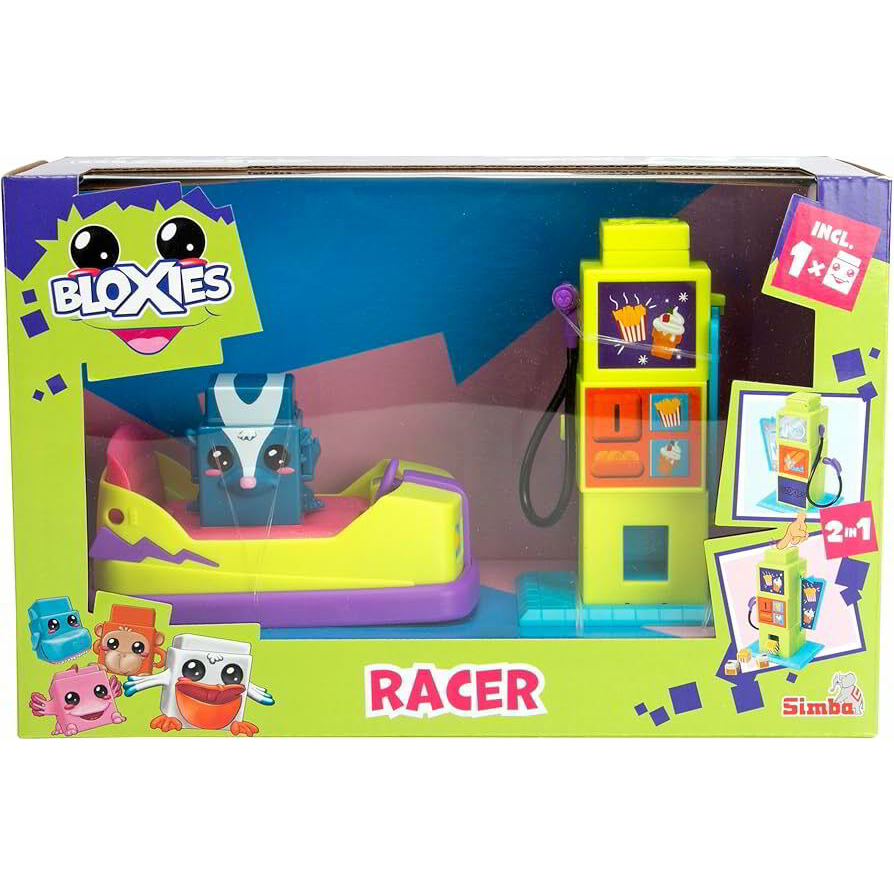 Simba Bloxies Racer Jármű és Töltőállomás Játékfigura készlet (105952629)