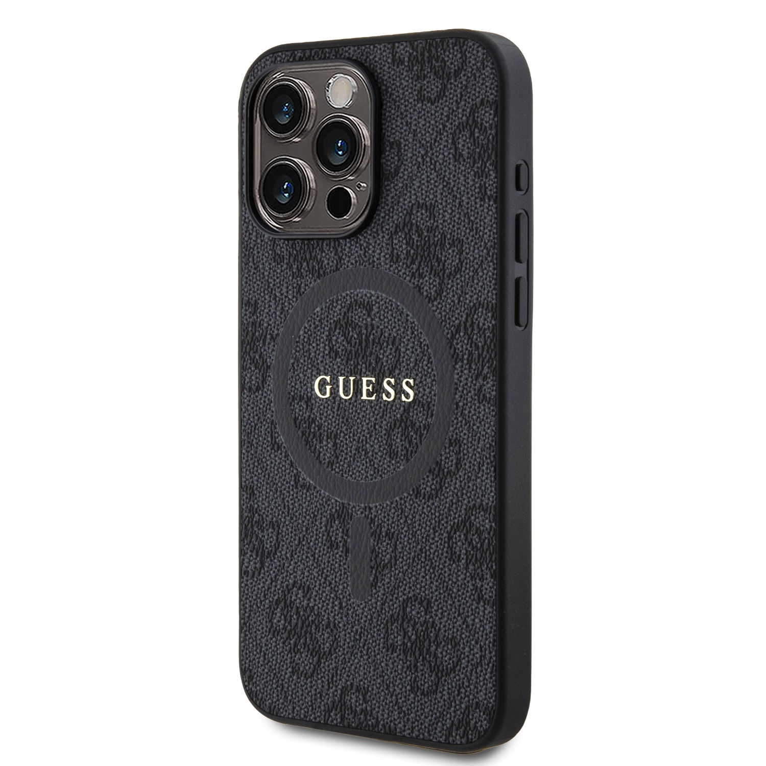 Guess iPhone 15 Pro Max Tok - Fekete/Mintás (GUHMP15XG4GFRK)