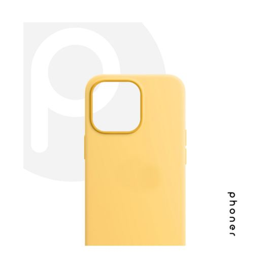 Phoner Apple iPhone 14 szilikon tok sárga (71718) (PH71718)
