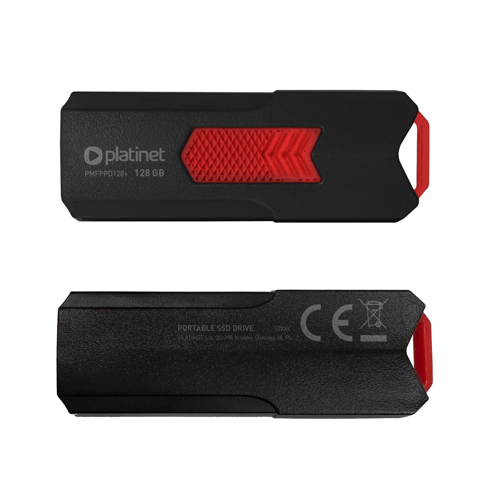 Външен SSD диск Platinet UP TO 128 GB — PMFPPD128+, черен