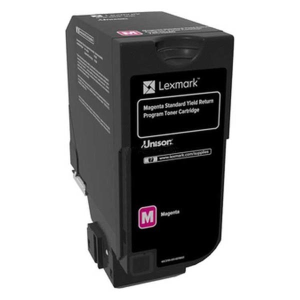 Lexmark 74C20M0 cartuccia toner 1 pz Originale Magenta