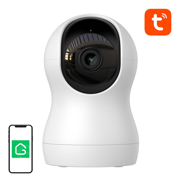 Gosund IPC2 Wi-Fi вътрешна камера за наблюдение, 2560x1440 резолюция, нощно виждане, Tuya Smart съвместима, 107x77mm