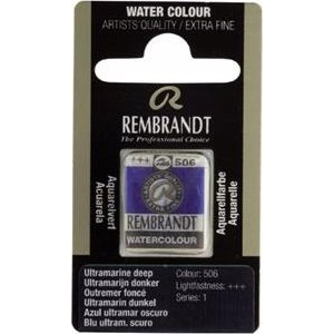 Artequipment Rembrandt Watercolour Pan 1 piece Ultramarine Deep 506