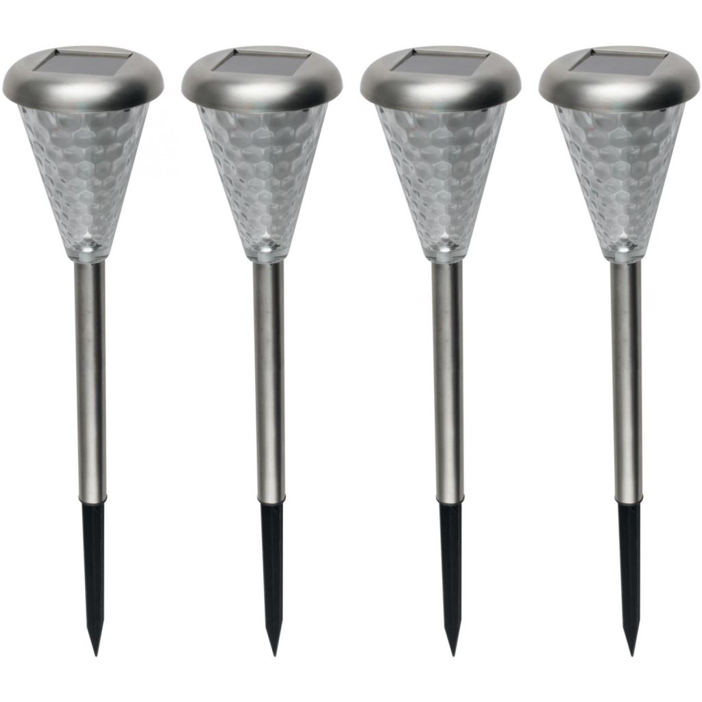 Somogyi LED-es Napelemes kerti lámpa szett RGB 4db (MX 811/4) (MX 811/4)