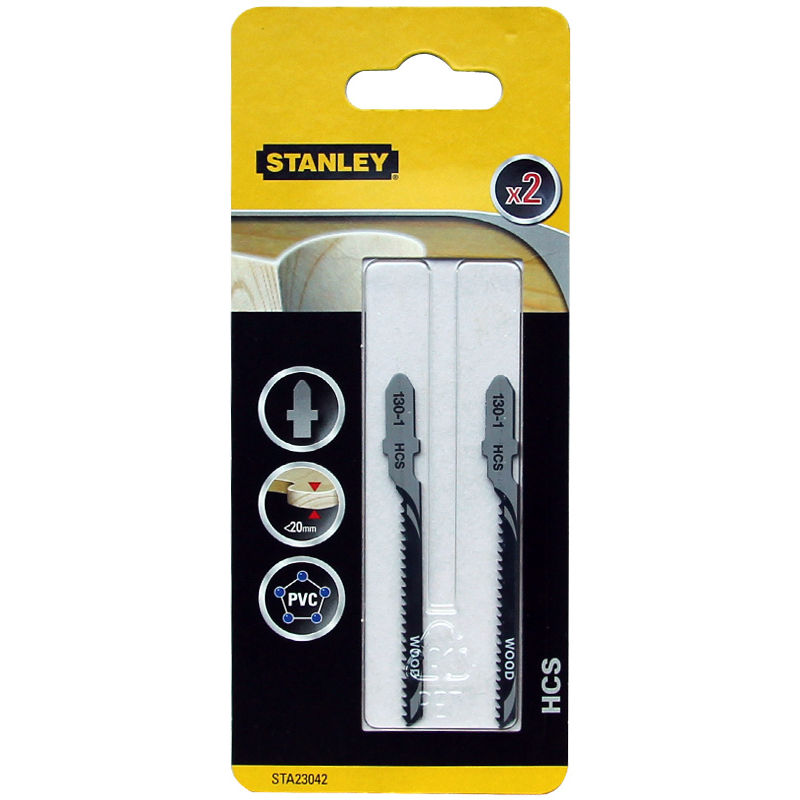 Stanley HCS dekopírfűrészlap fához 50mm, 2db/cs (STA23042)