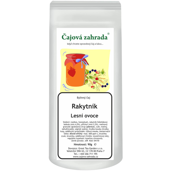 Tea Garden Rooibos Sea Buckthorn &amp; Forest Fruit 90 g