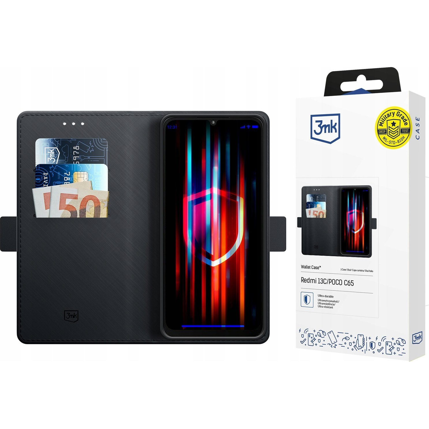 3mk Pénztárca Telefontok Redmi 13C/POCO C65 (5903108583596)