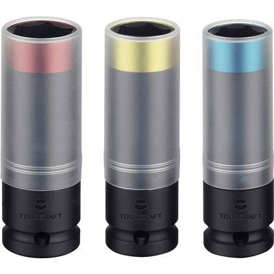 TOOLCRAFT TO-5041014 Külső hatlap Erő dugókulcs betét készlet 3 részes 1/2 (12,5 mm) (TO-5041014)