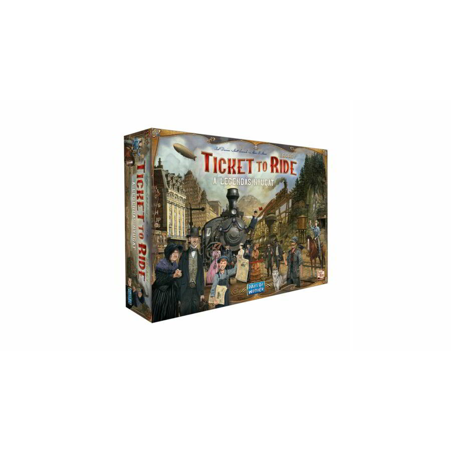 Gém Klub Ticket to Ride Legacy - A legendás nyugat Stratégiai társasjáték (ASM34685)