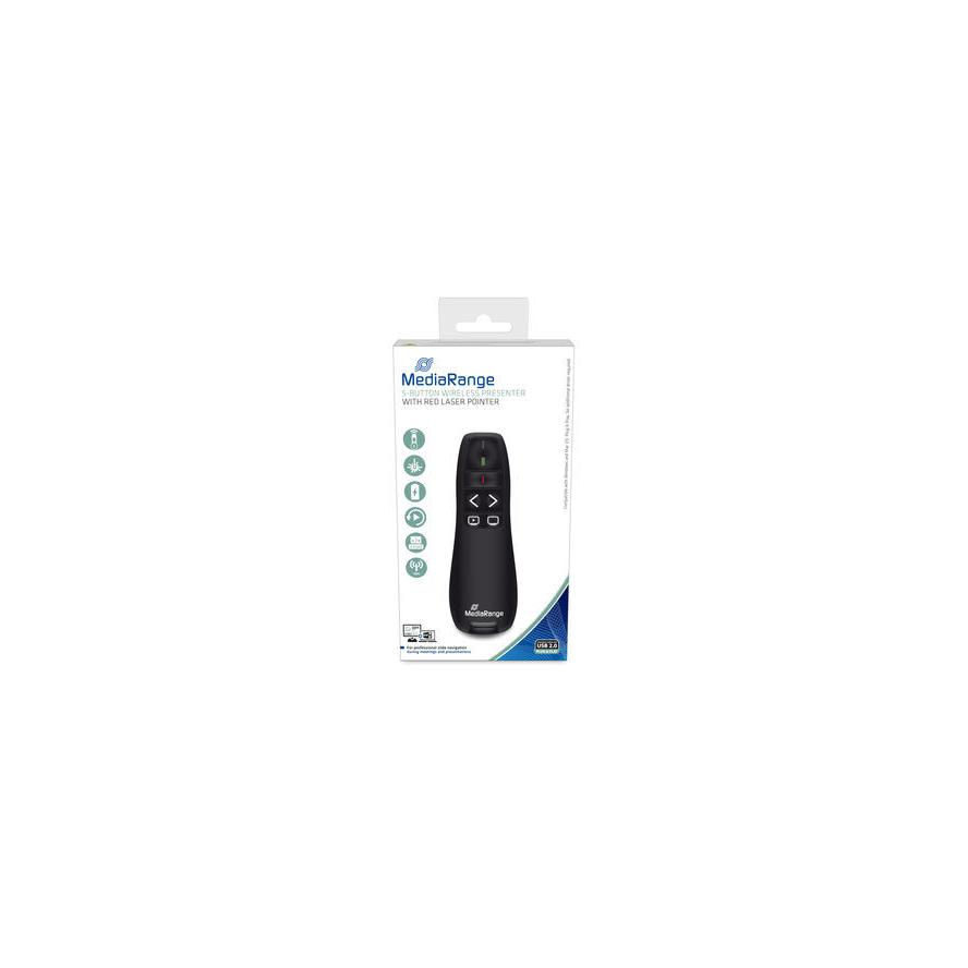 Mediarange 5-Button Wireless Presenter (MROS220)