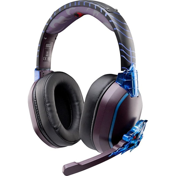 Lexip TSXLXHS0003 hovedtelefoner/headset Kabel & trådløs Spil Bluetooth Sort, Blå