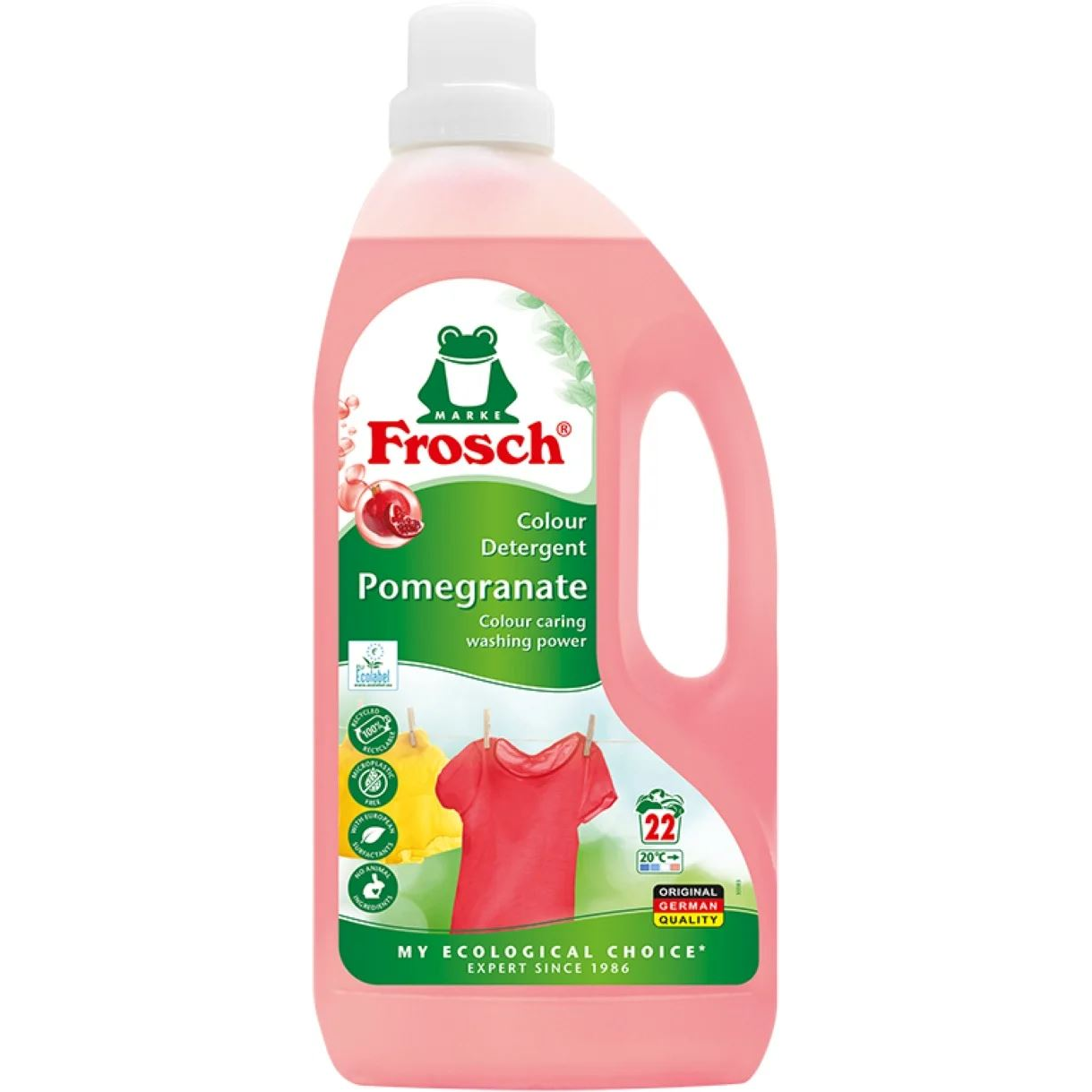 Frosch Color gránátalma Öko-mosógél 1.5l (22 mosás) (4009175941190)