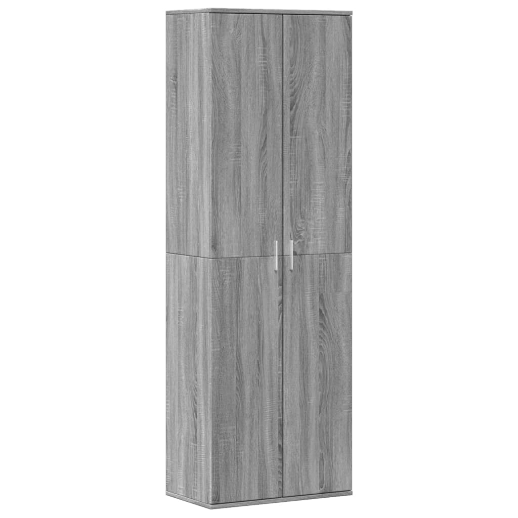 szürke sonoma színű szerelt fa magasszekrény 60 x 35 x 180 cm (3276670)